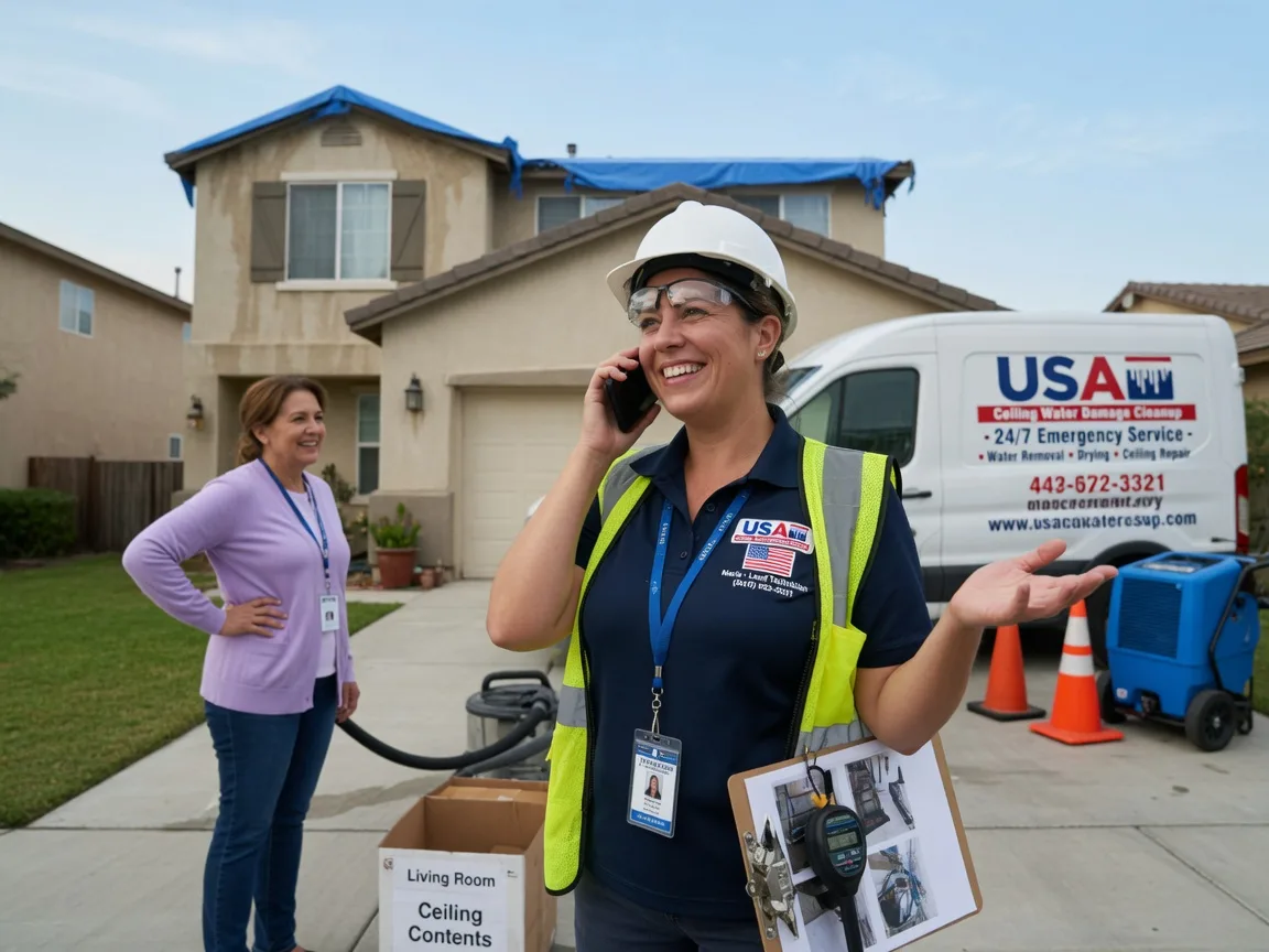 Ceiling Water Damage Restoration Wann, OK FAQs